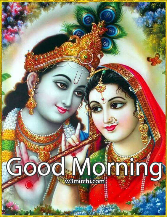 Radha Krishan Good Morning Images